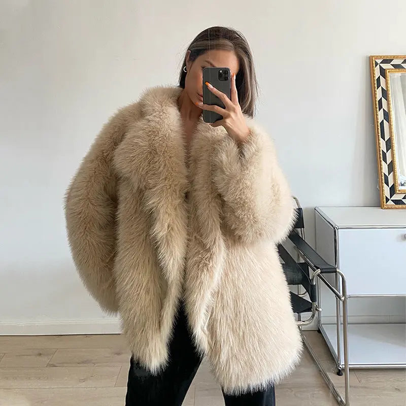 Veste femme fluide beige — ORIS WEAR