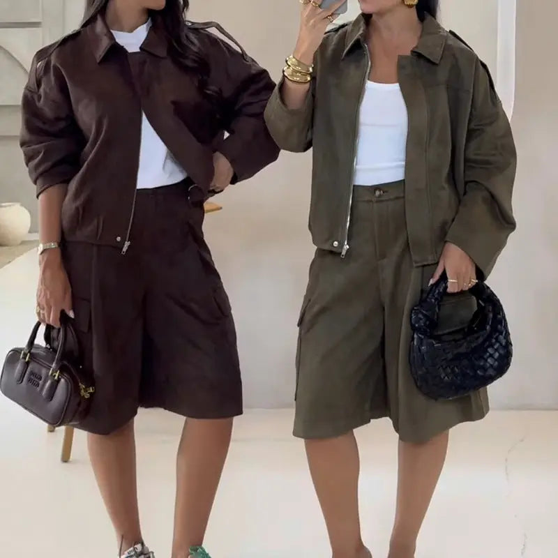 Mode femme fluide vert kaki — ORIS WEAR