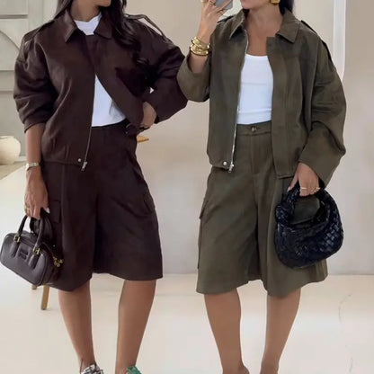 Mode femme fluide vert kaki — ORIS WEAR
