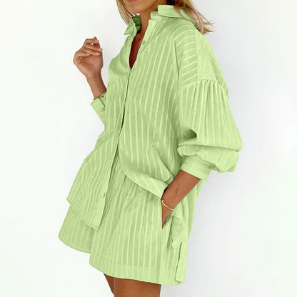 Ensemble Élégance Estivale Rayée ORIS WEAR