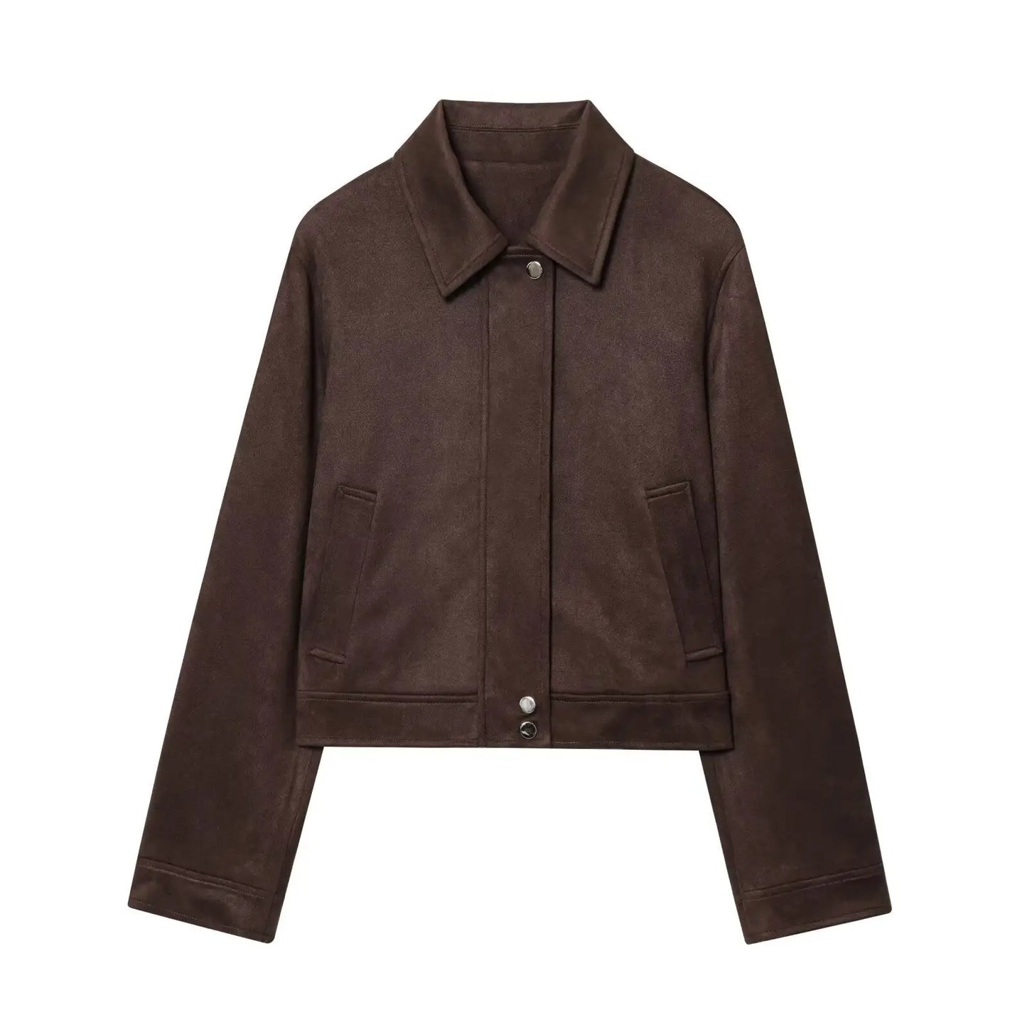 Veste élégante à col classique – Teinte chocolat ORIS WEAR