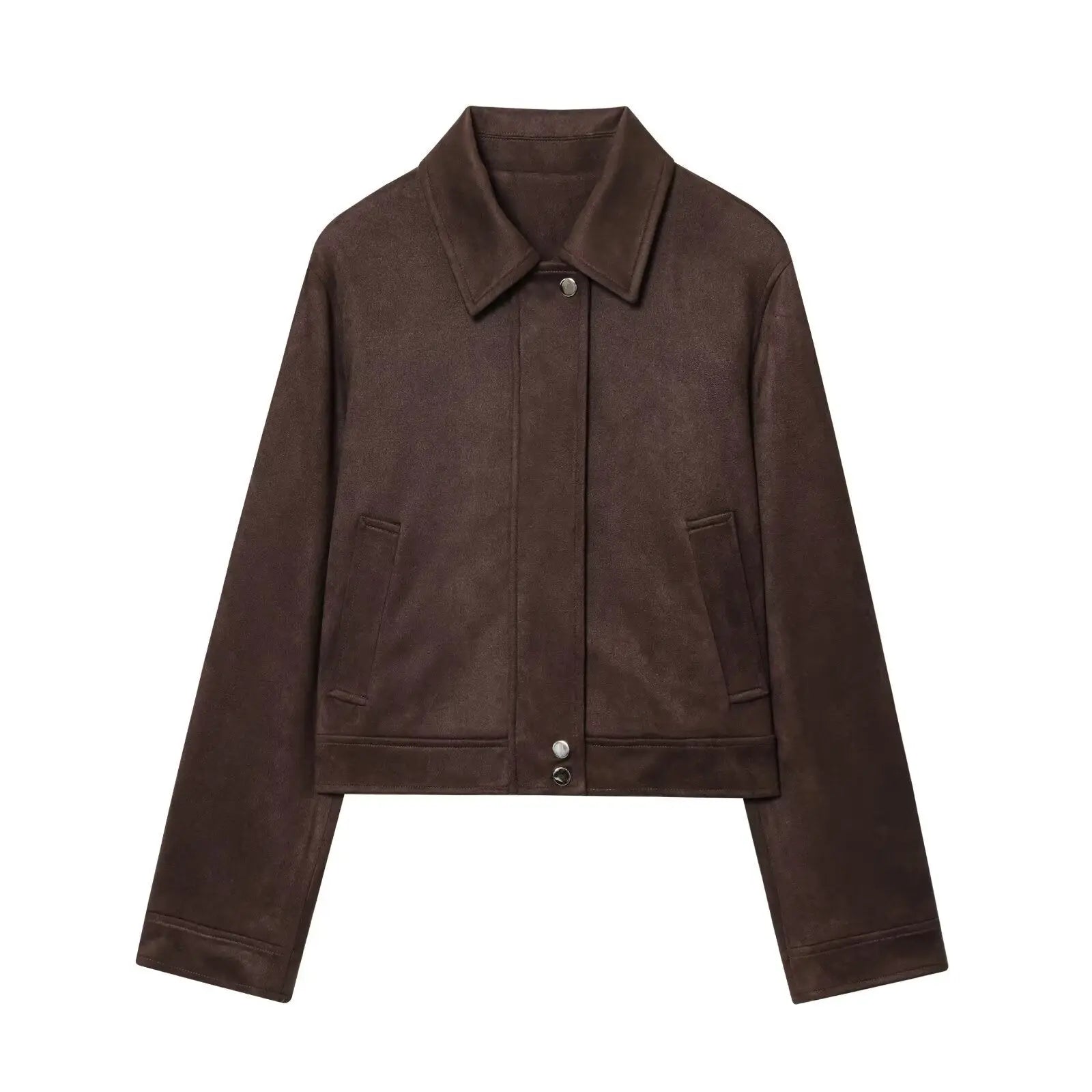Veste élégante à col classique – Teinte chocolat ORIS WEAR