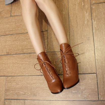 Bottes Femme Lacets Talon Haut ORIS WEAR