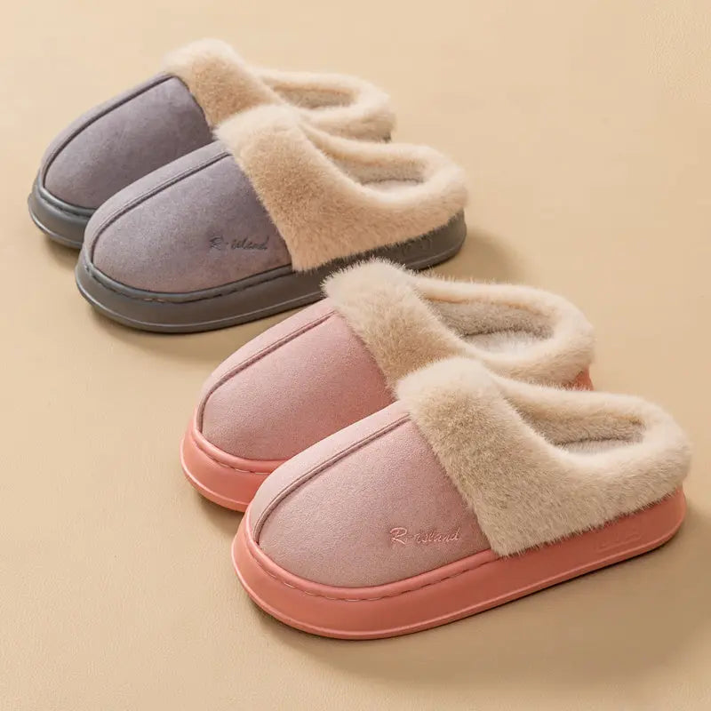 Mules Douillettes Unisexes en Coton Fluffy Antidérapantes ORIS WEAR