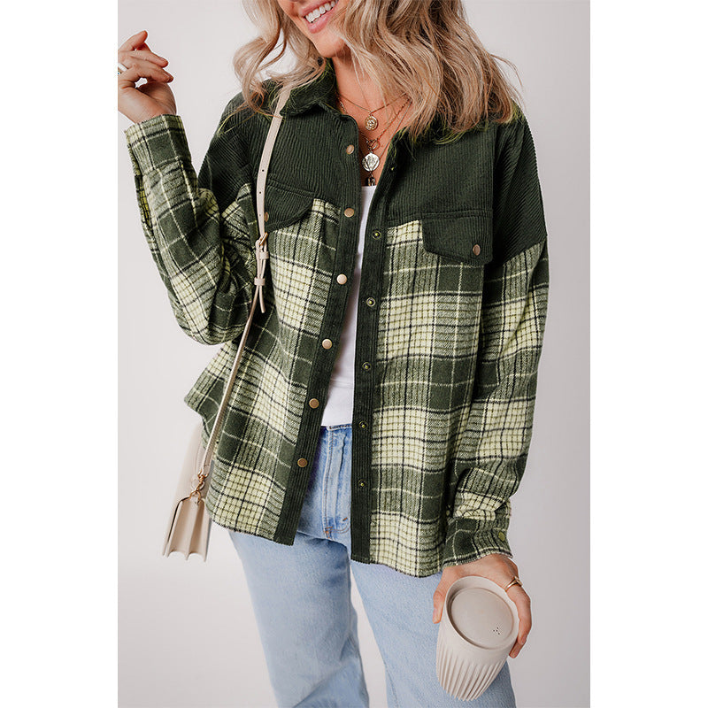 Veste femme fleurie vert — ORIS WEAR