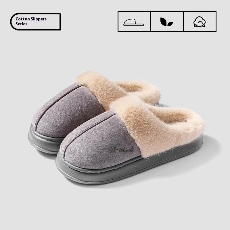 Mules Douillettes Unisexes en Coton Fluffy Antidérapantes ORIS WEAR