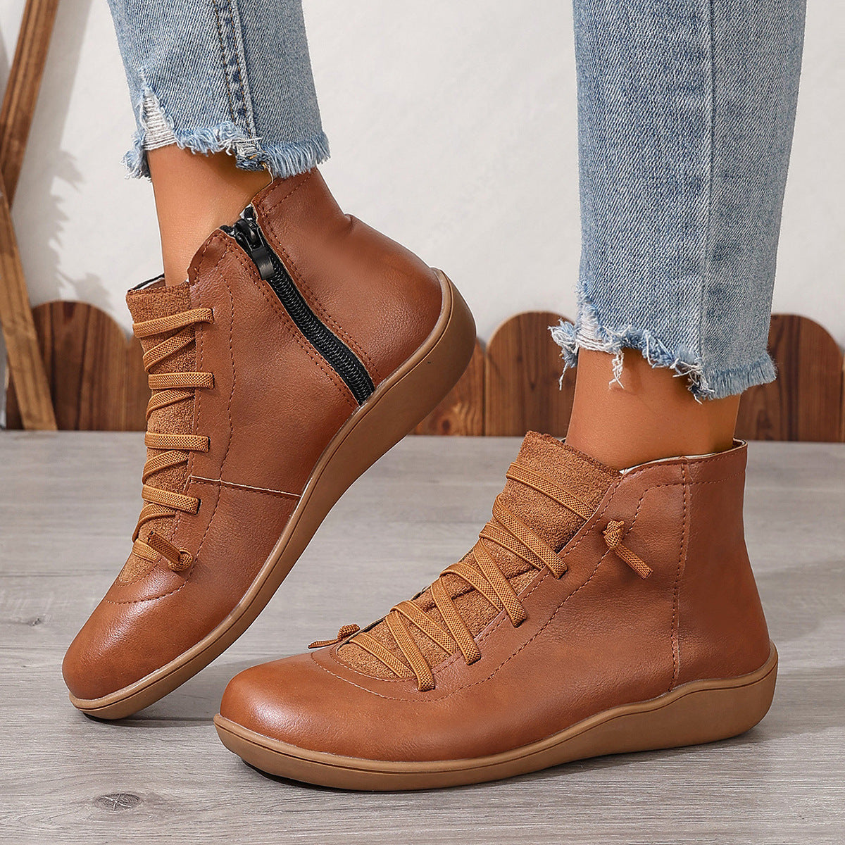 Bottines femme casual – hautes et confortables, look moderne