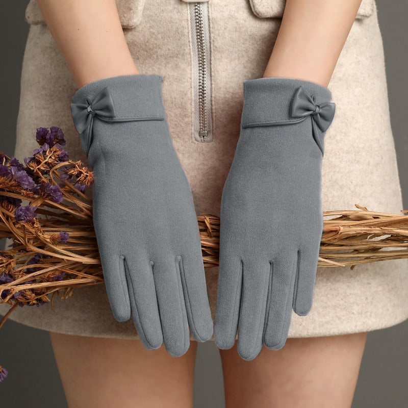 Gants chauds à écran tactile avec nœud papillon ORIS WEAR