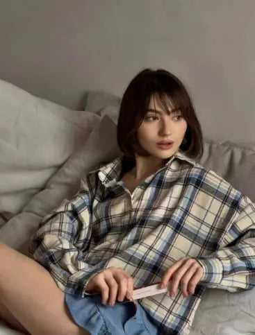 Chemise à carreaux oversize – Style casual et tendance ORIS WEAR