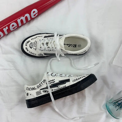 Chaussures Blanches en Toile Style Japonais pour Femmes ORIS WEAR