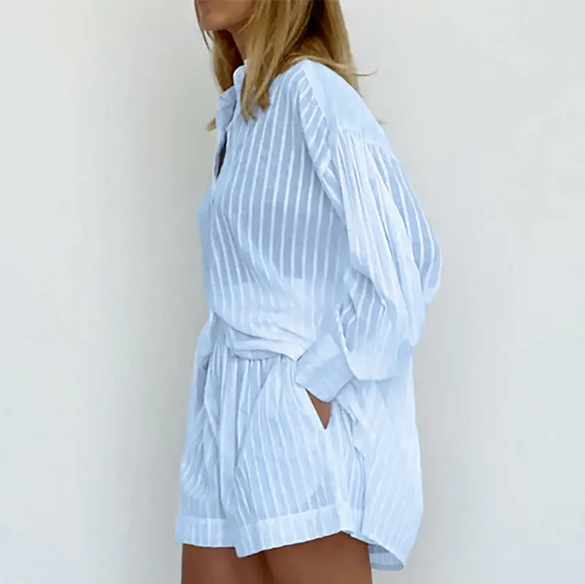 Ensemble Élégance Estivale Rayée ORIS WEAR