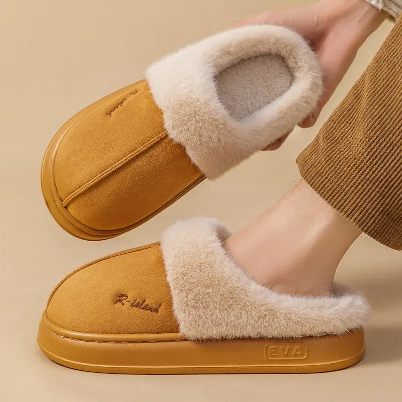 Mules Douillettes Unisexes en Coton Fluffy Antidérapantes ORIS WEAR