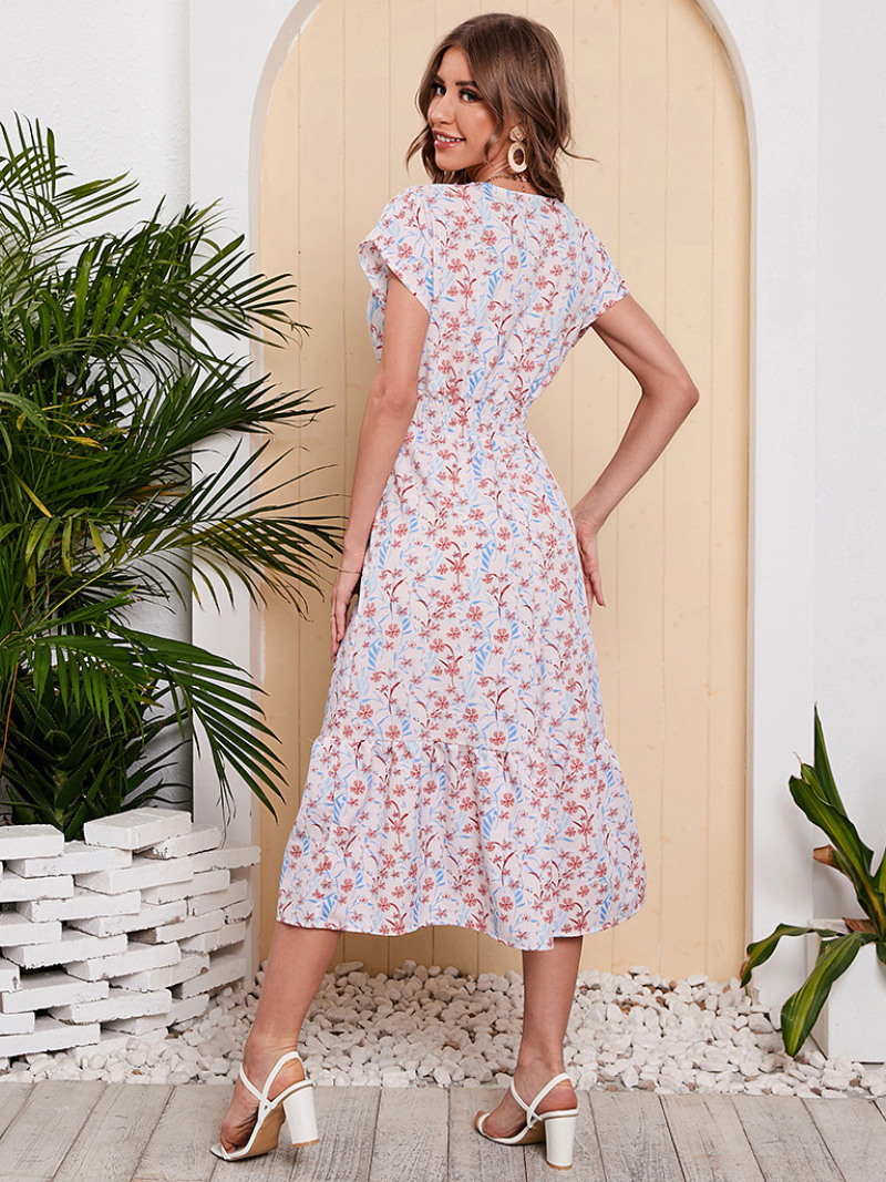 Robe Sophie Longue Évasée en Chiffon ORIS WEAR