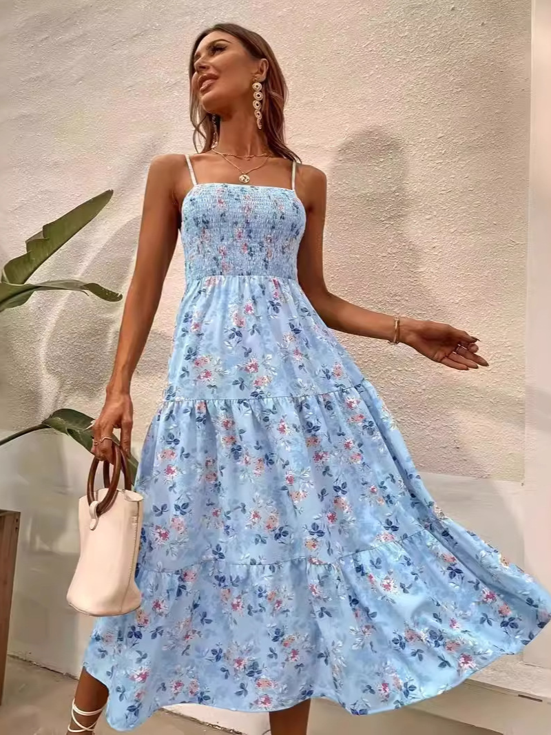 Robe d’Été Plage à Motifs Floraux ORIS WEAR