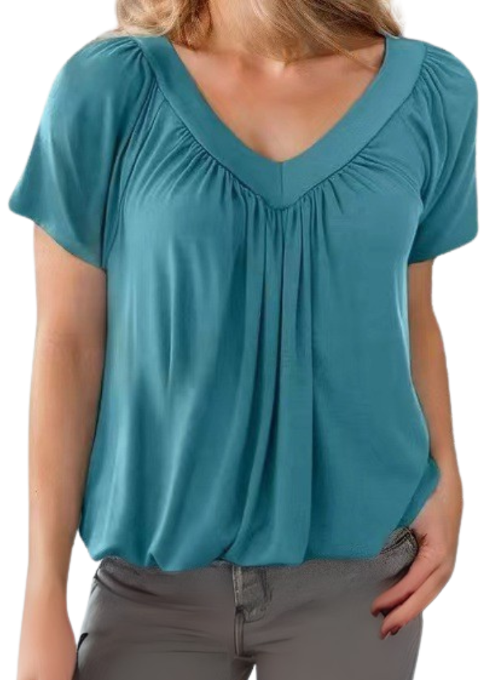 T-shirt Femme Col V Ample ORIS WEAR
