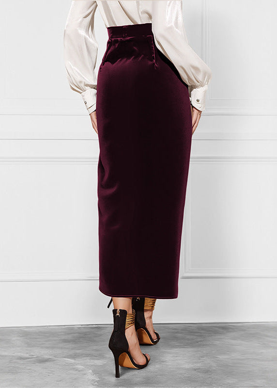 Jupe plissée élégante couleur unie ORIS WEAR