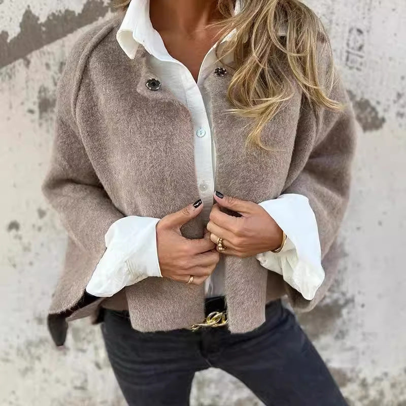 Manteau cachemire court automne et hiver ORIS WEAR