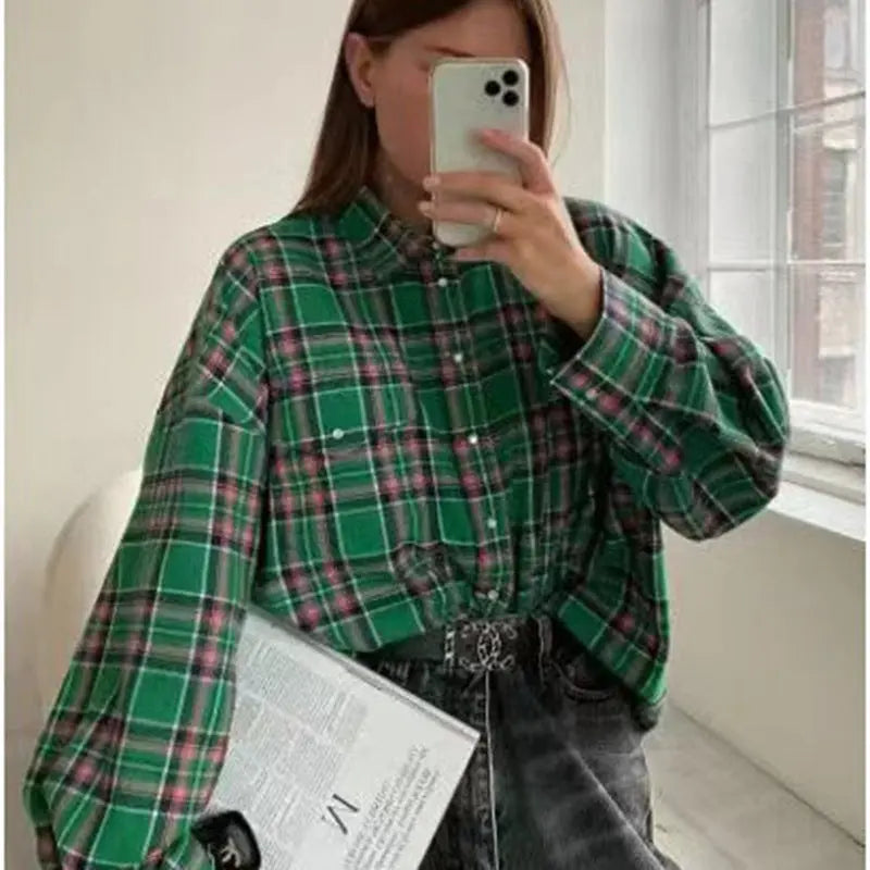 Chemise à carreaux oversize – Style casual et tendance ORIS WEAR