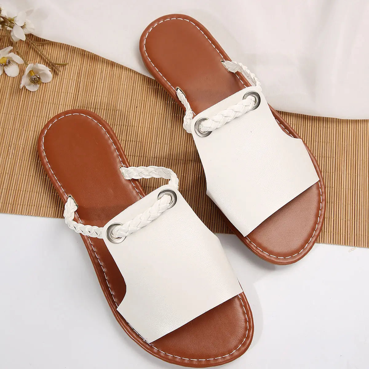 Claquettes Tressées Simples et Élégantes ORIS WEAR