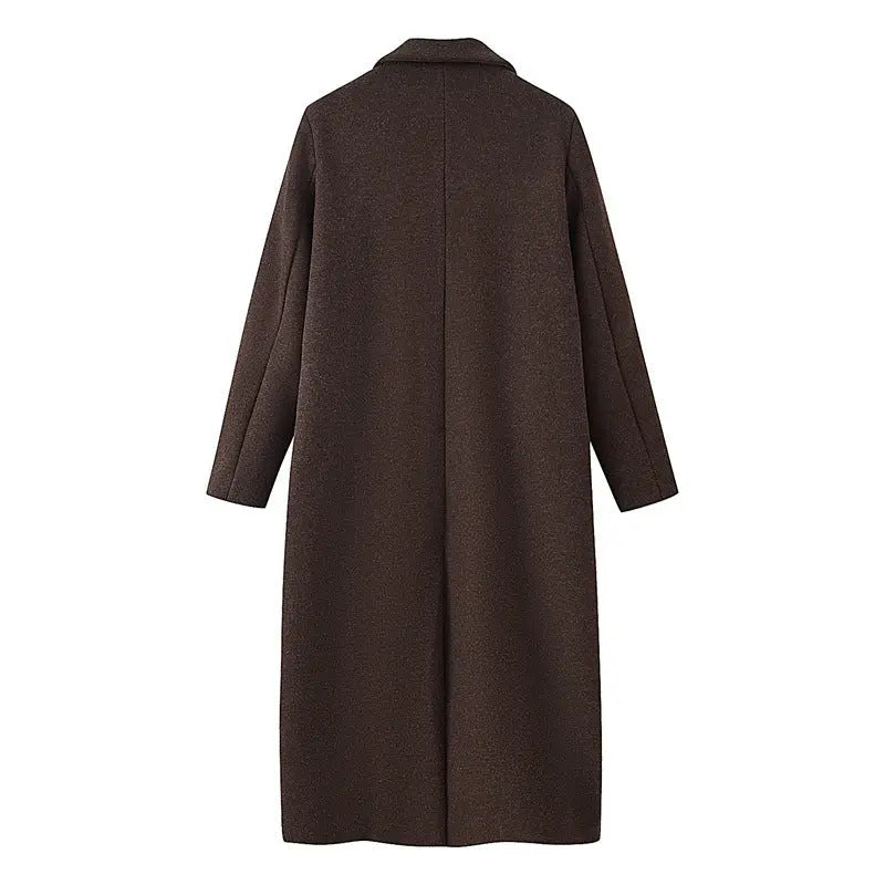 Manteau veste en laine unie décontractée pour femme ORIS WEAR
