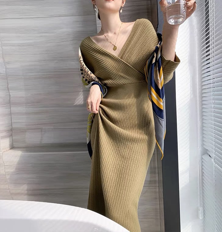 Robe jupe longue tricotée chic ORIS WEAR