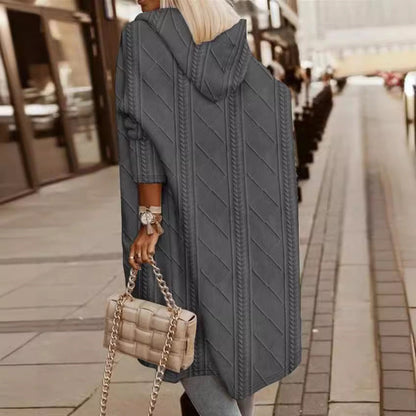 Hooded Knit Cardigan ORIS WEAR