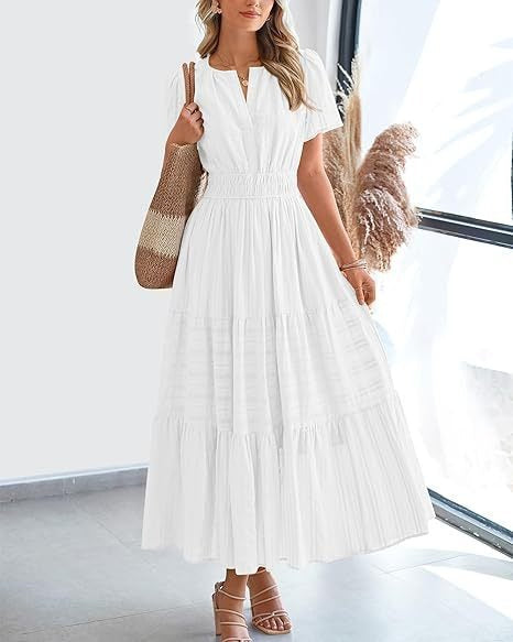 Robe Volantée à Manches Bouffantes ORIS WEAR