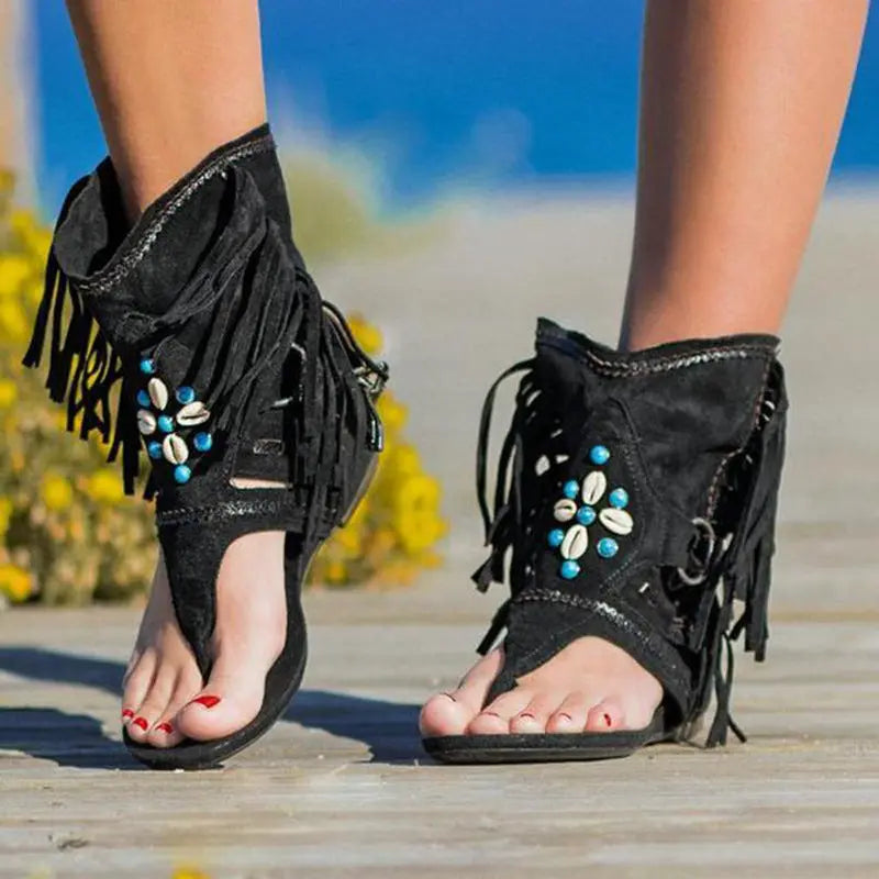 Sandales Romaines Perlées pour Femme ORIS WEAR