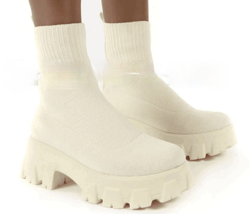 Bottes mi-talons européennes et américaines à tube moyen ORIS WEAR