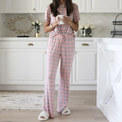 Pyjama Femme Deux Pièces Imprimé – Douceur et Élégance à la Maison ORIS WEAR