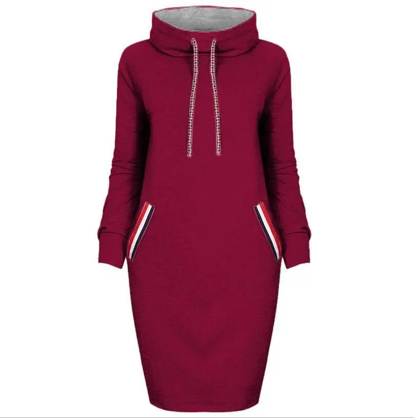 Maïa – Robe Pull Élégante à Col Montant ORIS WEAR