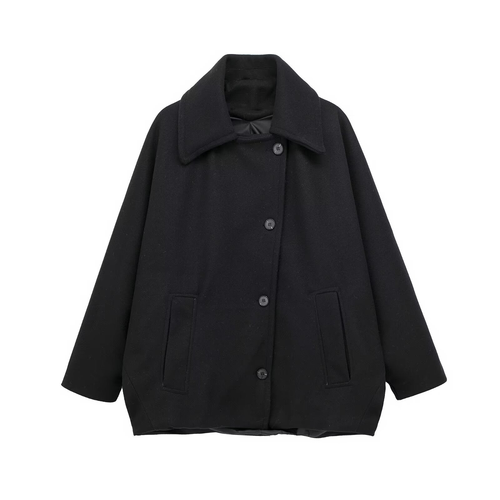 Manteau Court en Laine Mélangée – Charme Automnal ORIS WEAR