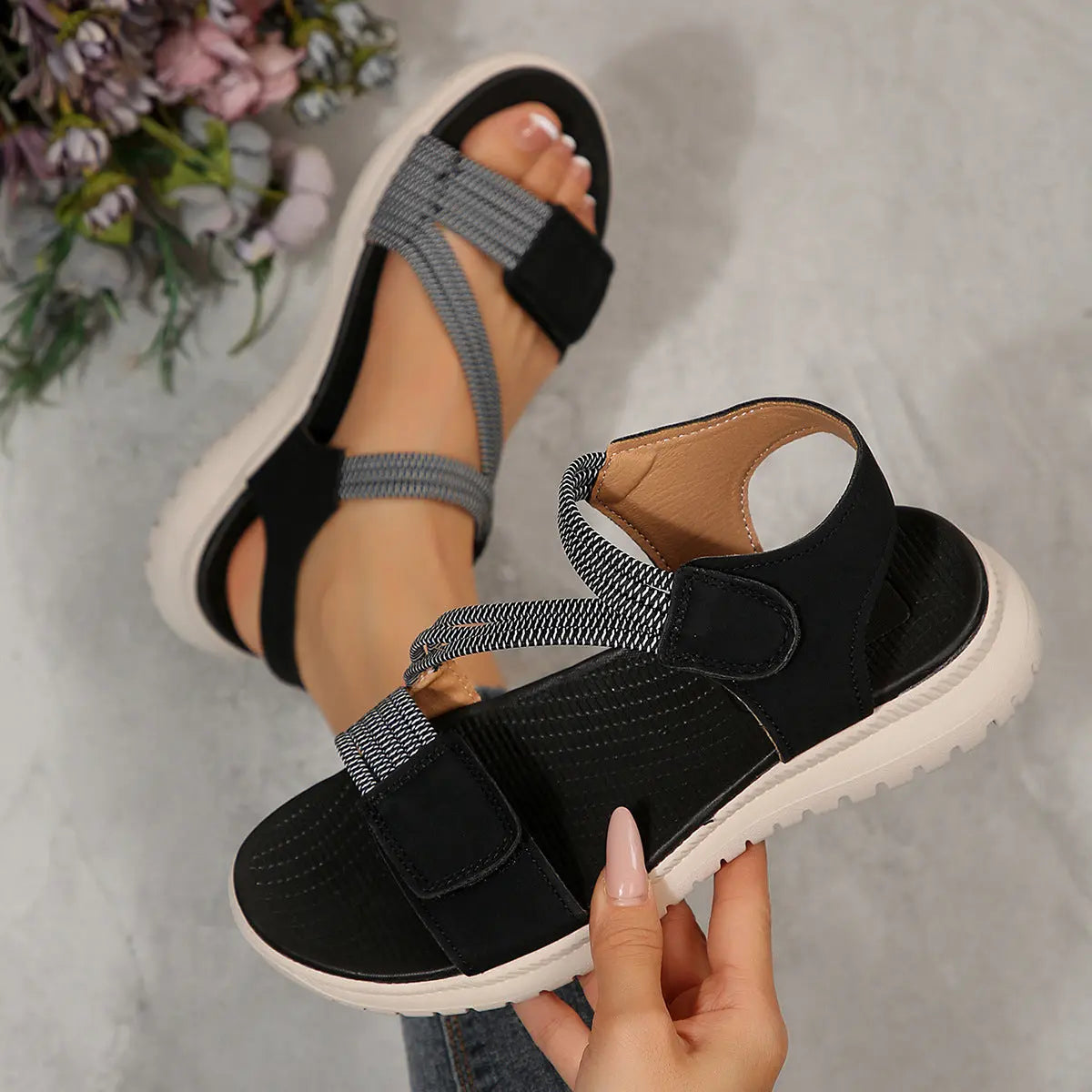 Sandales Plateforme à Brides Croisées ORIS WEAR