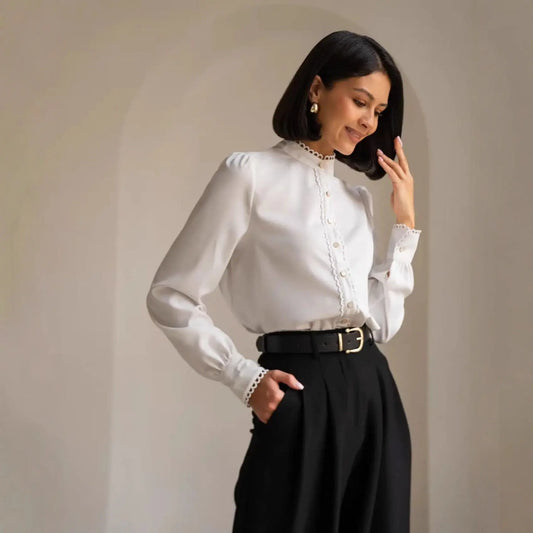 Mode femme en dentelle blanc — ORIS WEAR