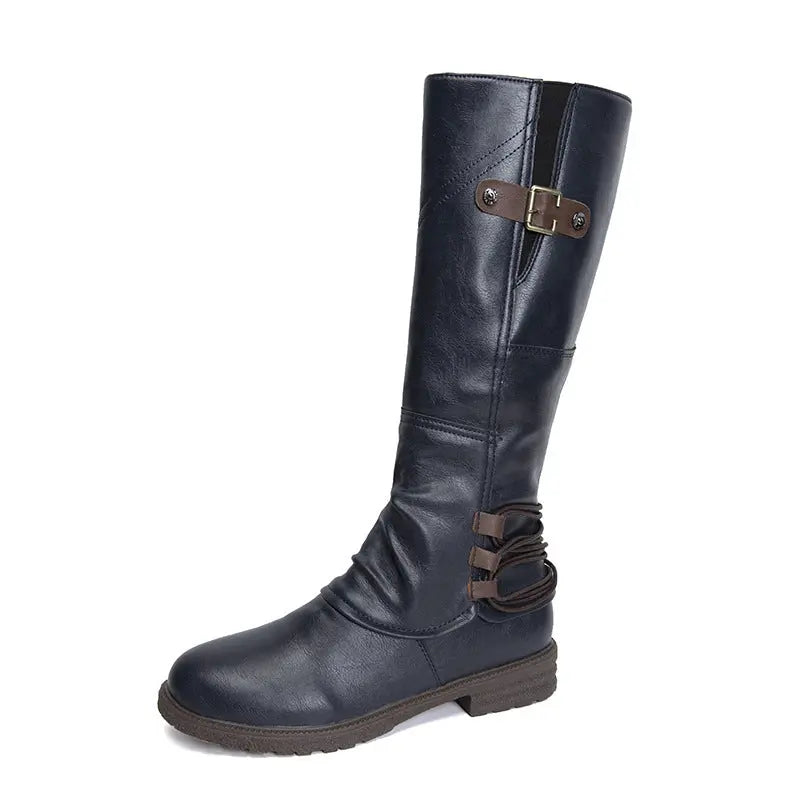 Bottes Hautes à Talon Carré et Bout Rond ORIS WEAR