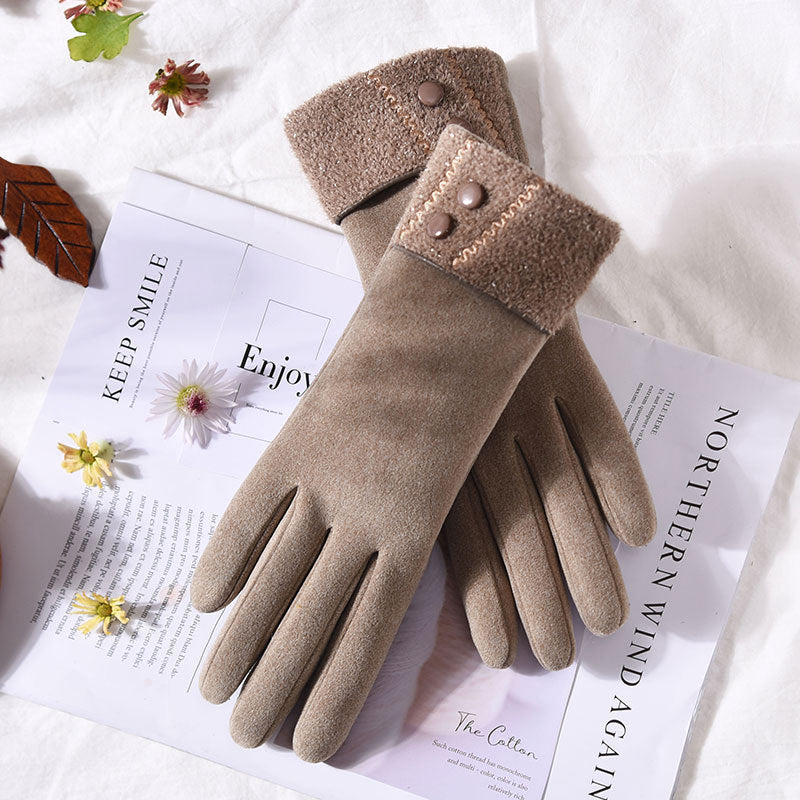 gants chauds à boutons composites Dralon à écran tactile ORIS WEAR