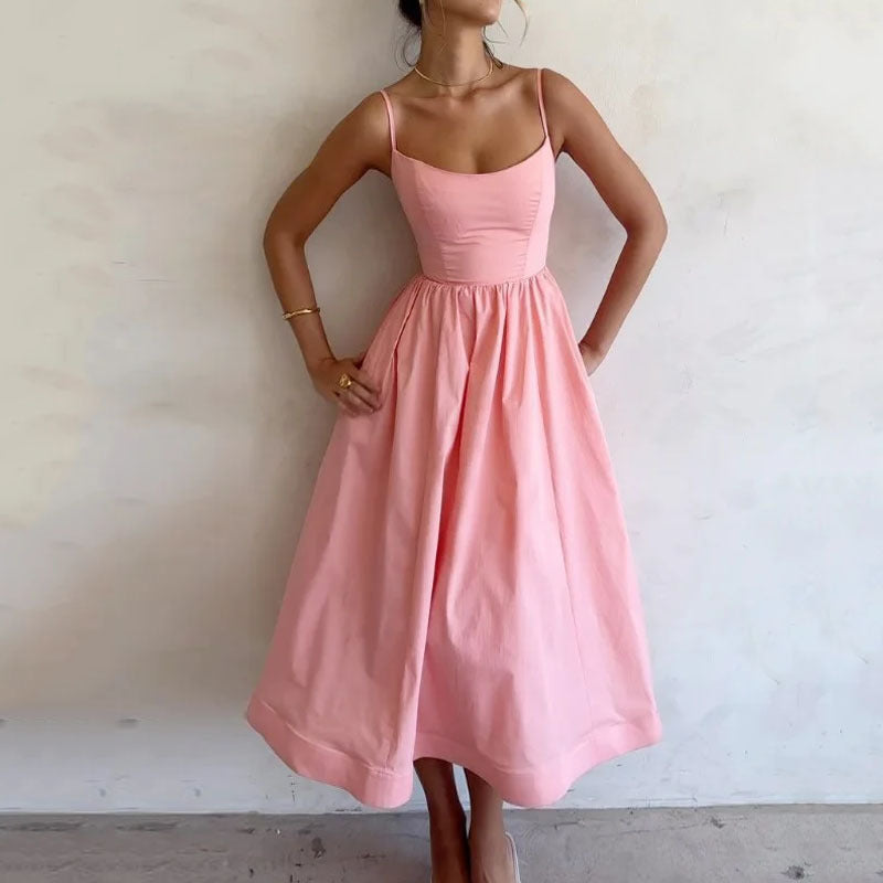Robe d'Été à Bretelles au style frais ORIS WEAR