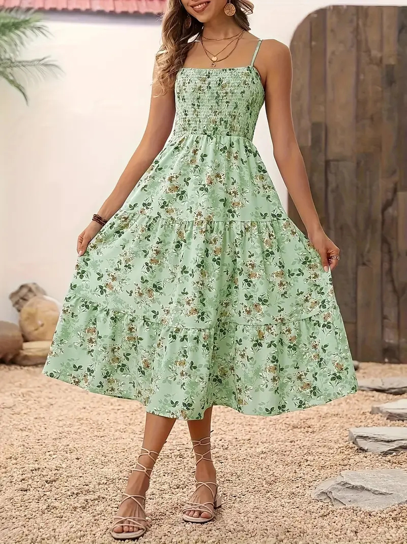 Robe d’Été Plage à Motifs Floraux ORIS WEAR