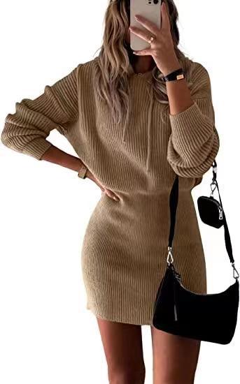 Robe à capuche tricotée élégante ORIS WEAR
