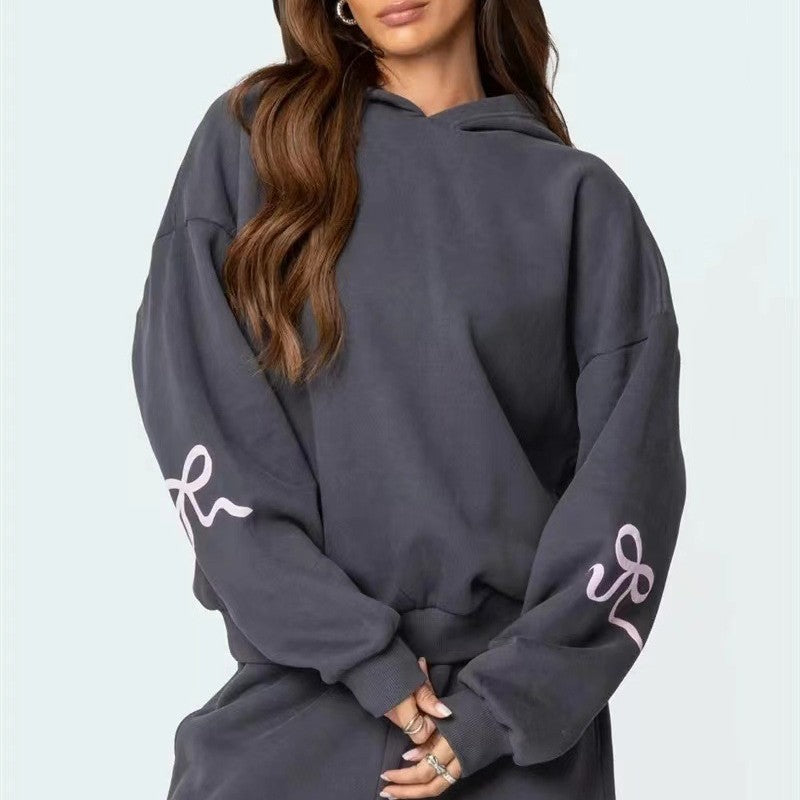 Pull femme fleurie gris — ORIS WEAR