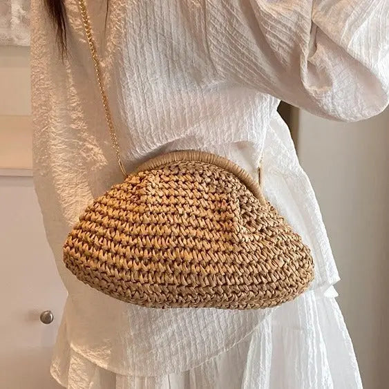 Pochette Positano Chic Naturel Doré ORIS WEAR