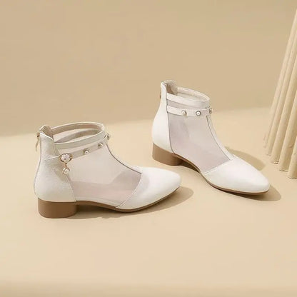 Ankle Boots Bout Pointu Zip Aéré Chic ORIS WEAR