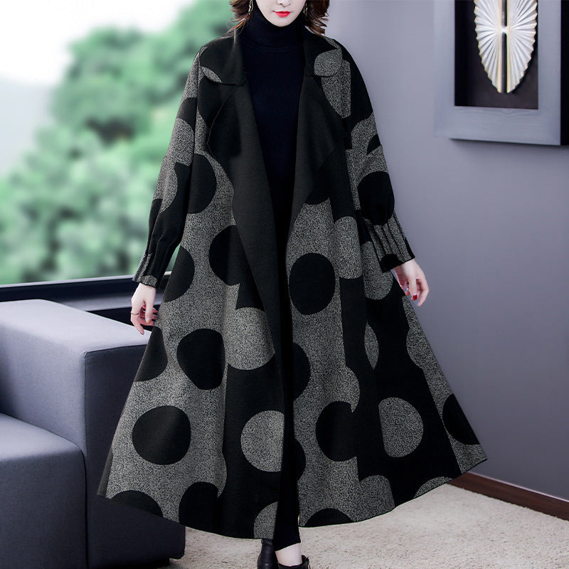 Manteau ample amincissant mi-long ORIS WEAR