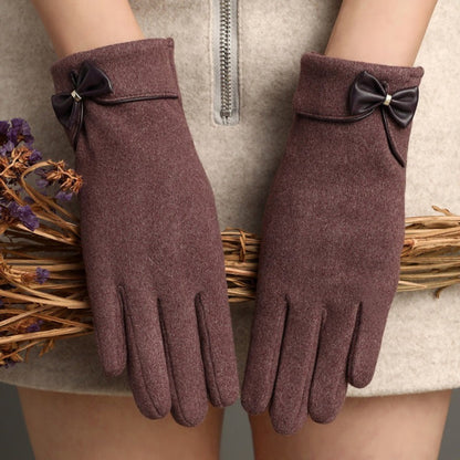 Gants chauds à écran tactile avec nœud papillon ORIS WEAR