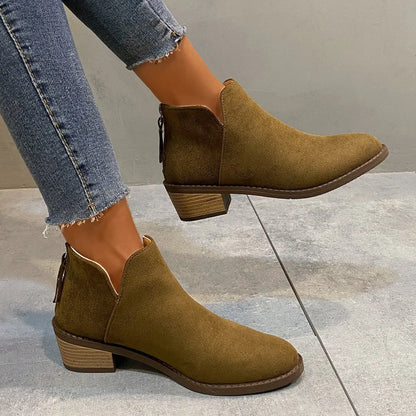 Boots Cheville Suède Stable Confort Moderne ORIS WEAR