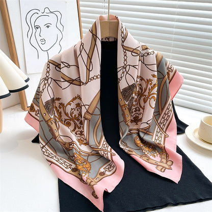 Foulard "Échos Baroques" en soie ORIS WEAR