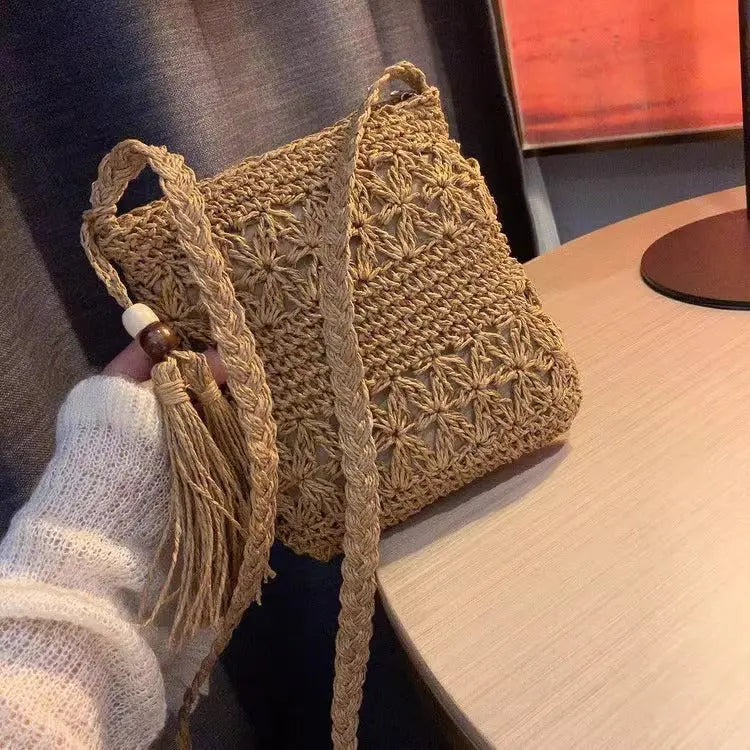 Sac Tressé Ajouré Poignée Courte Bandoulière ORIS WEAR