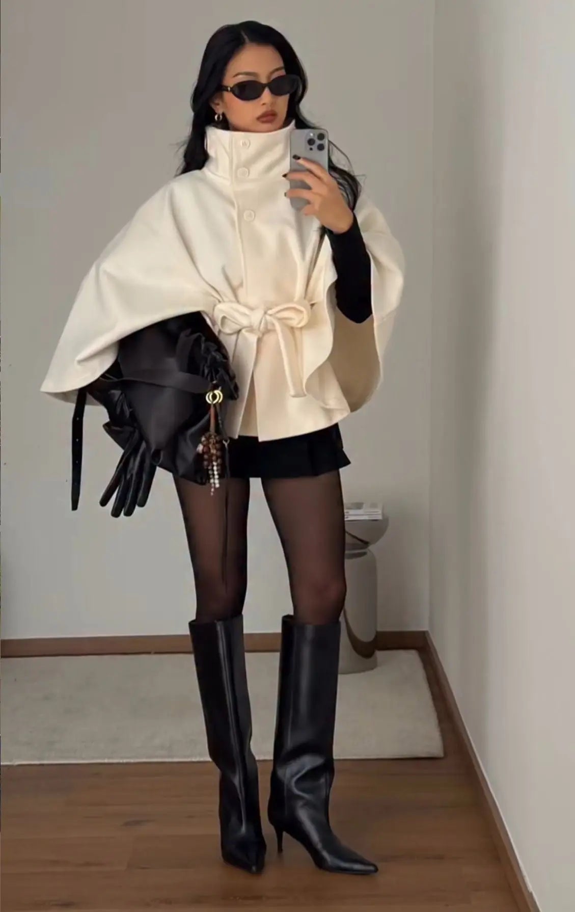 Manteau cape ceinturé ORIS WEAR