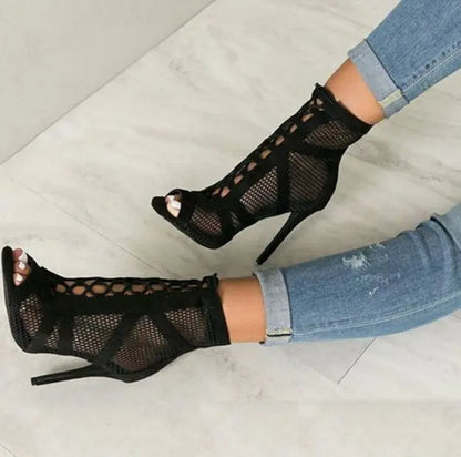 Sandales ajourées à talons hauts élégants ORIS WEAR