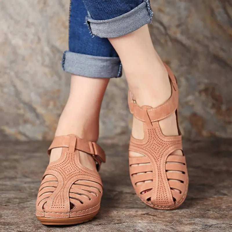 Sandales Rétro à Talon Compensé ORIS WEAR